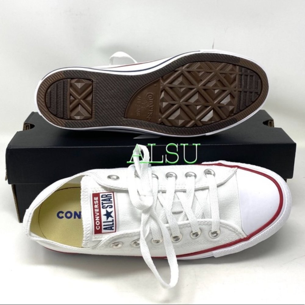 Converse All Star Classic Low Canvas White Men’s Size Sneakers M7652C - Picture 5 of 9